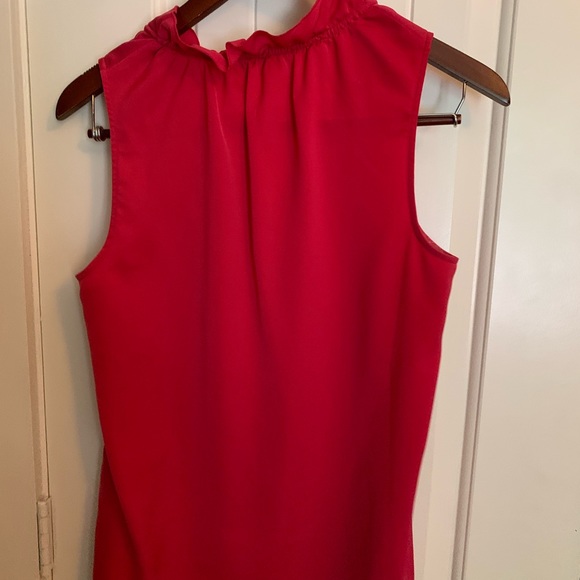 Jcrew pink ruffle collar blouse. Size 6. - Picture 2 of 3